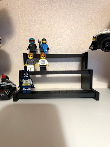 Black tiered display stand - tiered,
