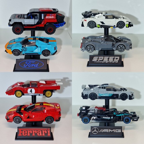 Branded double riser display - riser,