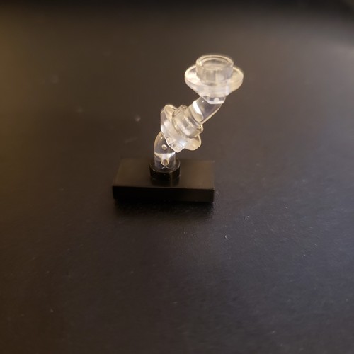 Minifigure transparent posing - transparent,