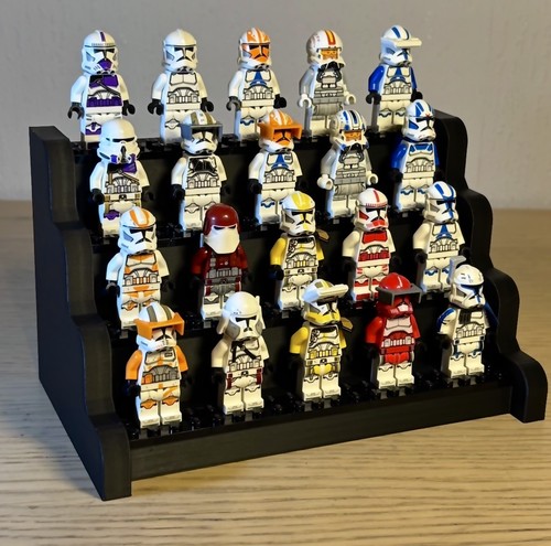 Lego minifigure display stand - display,