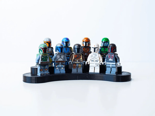 Lego minifigures display stand - lego,
